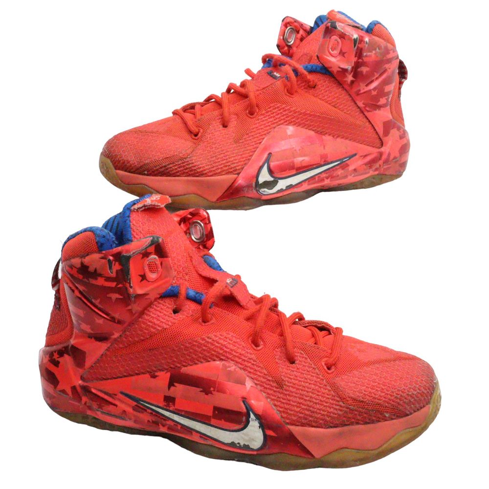 Nike Lebron XII Independence Day 685181-616 size 6y
